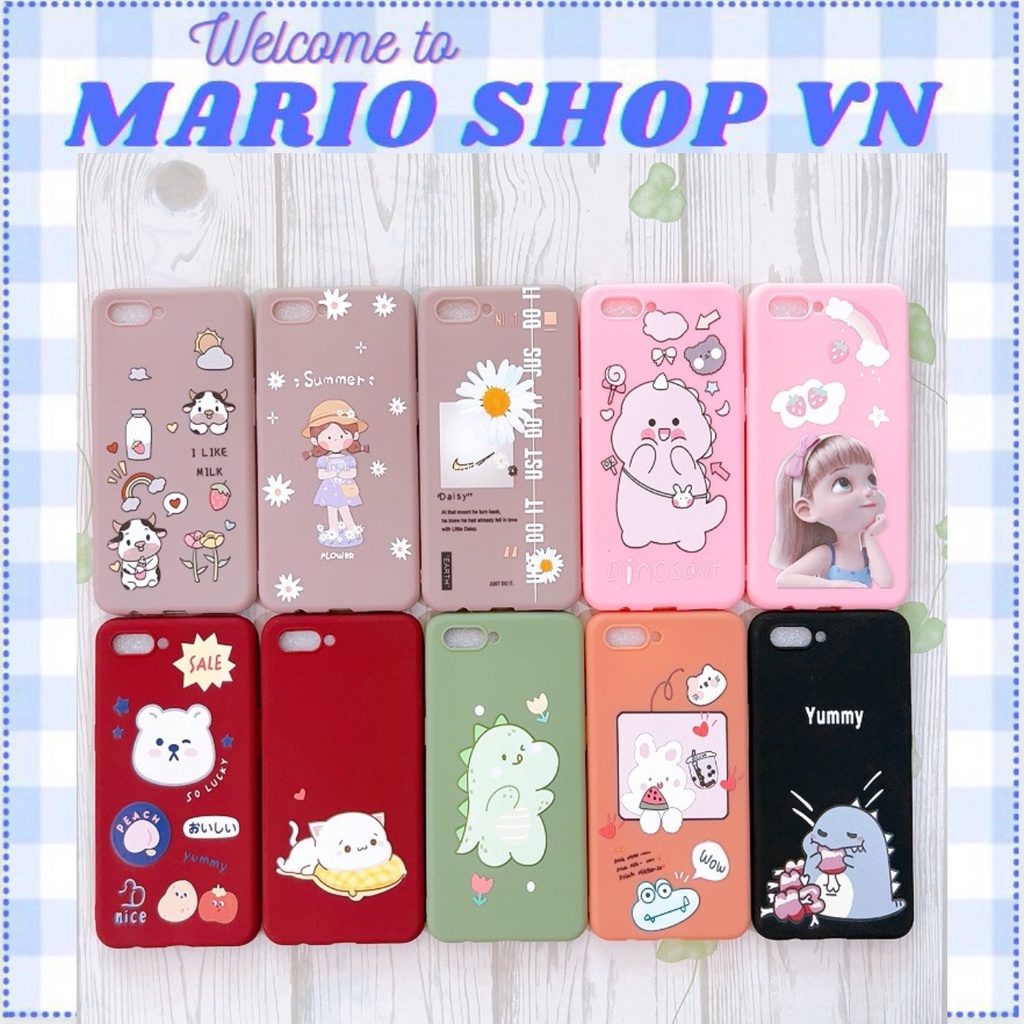 ốp màu dẻo Oppo A3S/A12E/REALME C1/REALME 5/5I/5S/6I/C3
