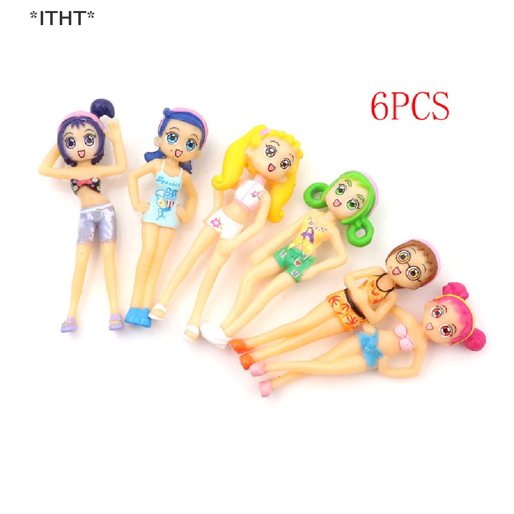 Set 6 Mô Hình Cô Gái Mặc Bikini Mini Dễ Thương Trang Trí Tiểu Cảnh DIY [Hot]
