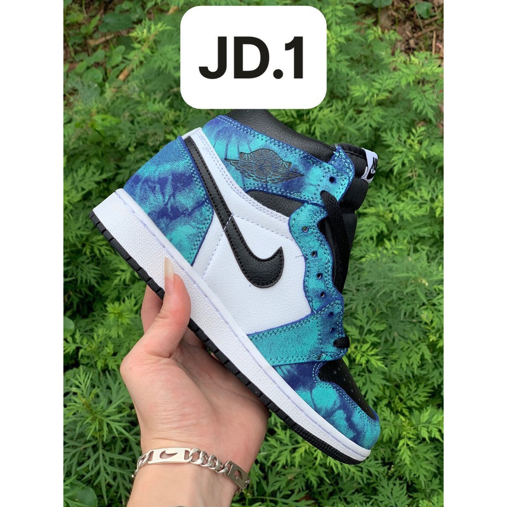 {Hàng Cao Cấp} Giày Thể Thao Nam Nữ , Giày Sneaker Jordan 1 Hight Tie Dye JD.1