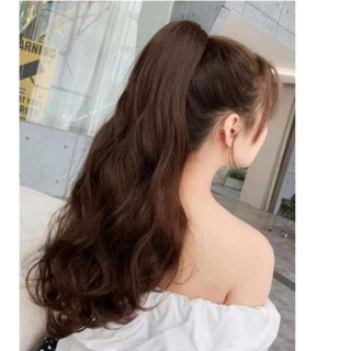 Tóc giả ngoặm ❤️freeship❤️ tóc giả ngoặm xoăn dợn dài siu đẹp