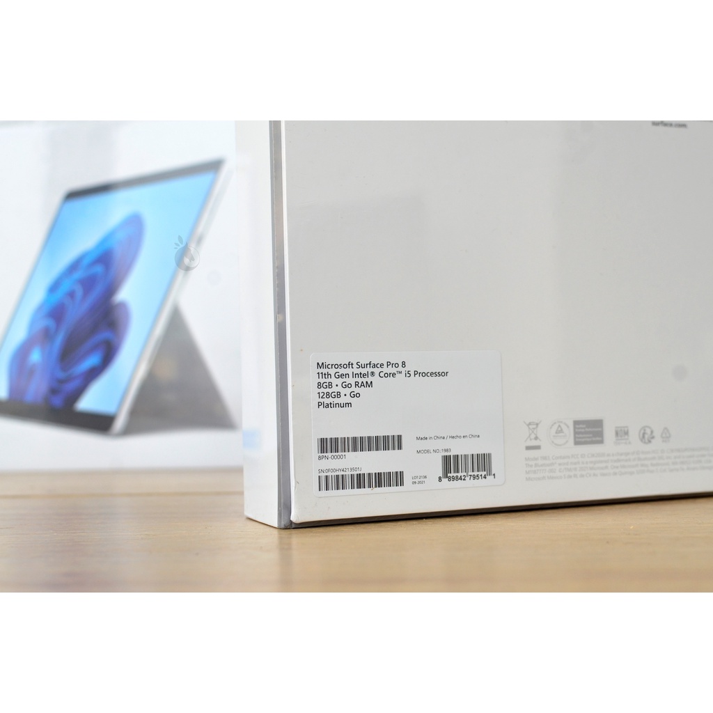 Microsoft Surface Pro 8 – i5-11th | RAM 8GB | SSD 128GB – Mới 100% New Seal