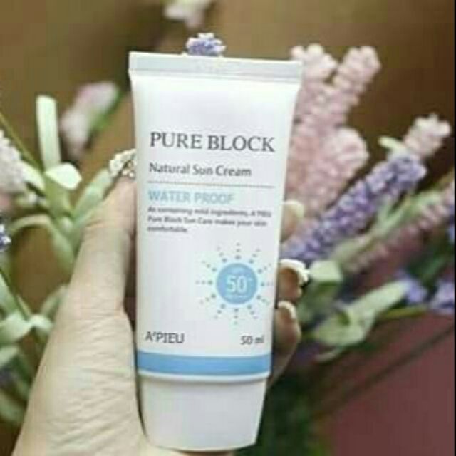 Kem chống nắng A'PIEU PURE BLOCK A'PIEU PURE BLOCK NATURAL DAILY SUN CREAM SPF45/PA+++