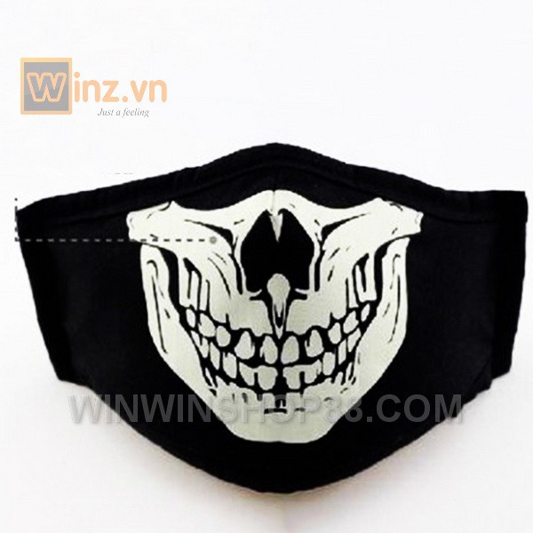 Khẩu Trang Đầu Lâu V.2 phụ kiện thời trang Asam | BigBuy360 - bigbuy360.vn