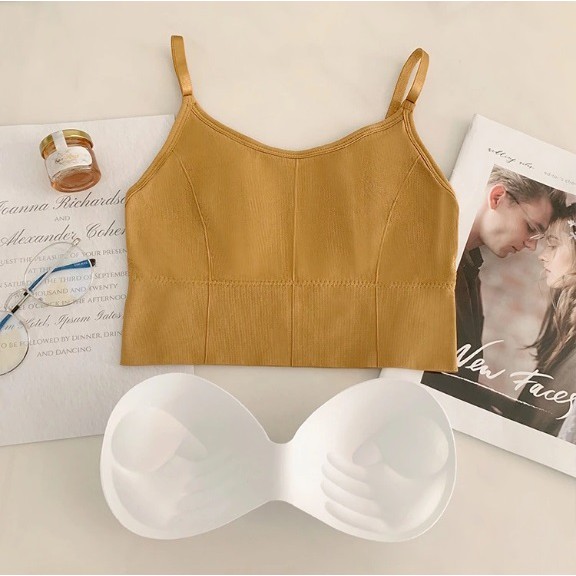 Áo bra tập gym, áo ngực cotton có mút ngực mềm mại AC69 | BigBuy360 - bigbuy360.vn