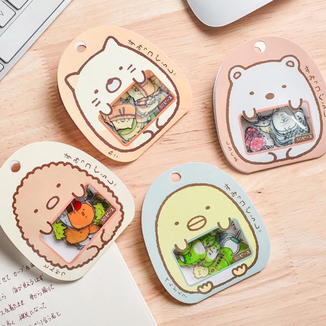 Môt Gói 50 Miếng Sticker Kawaii