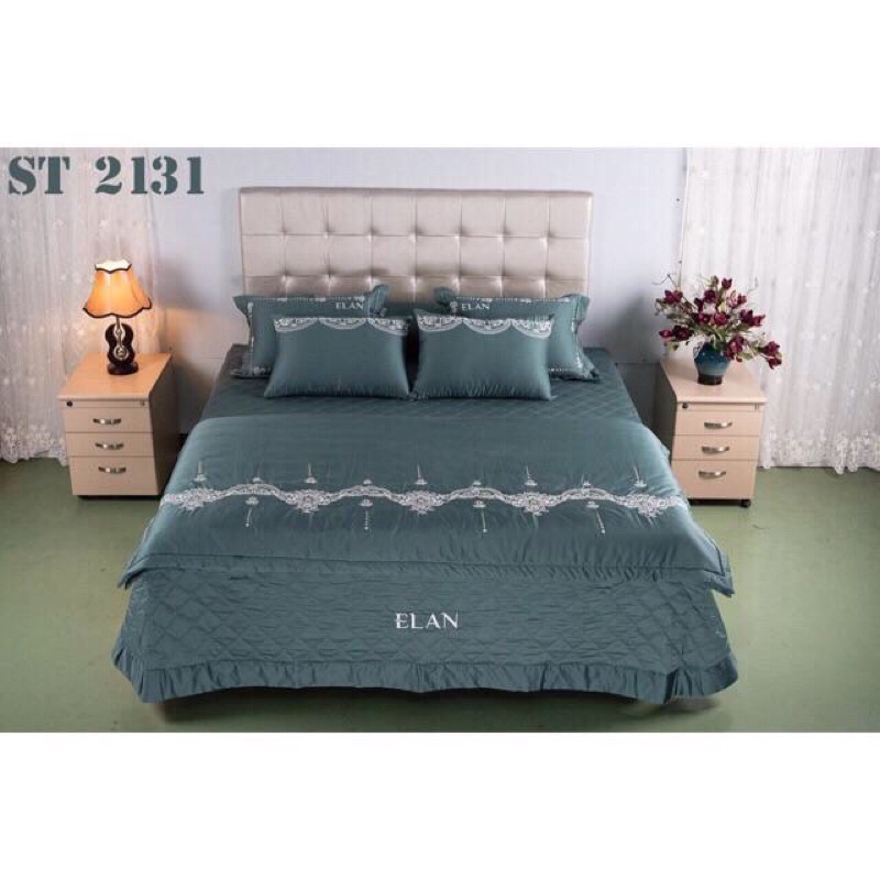 Bộ Chăn Ga gối ELAN 8 món  Chính hãng