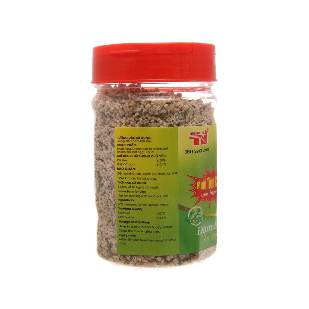 Muối tiêu chanh Tinh Nguyên hũ 100g