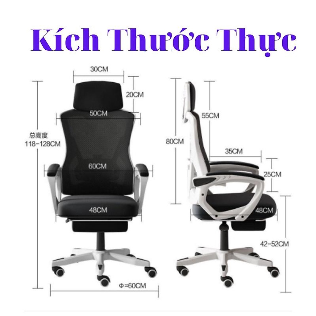 Ghế Làm Việc Công Thái Học - Ergonomics Ngả Lưng Thư Giãn Cao Cấp AMA-VPLT39