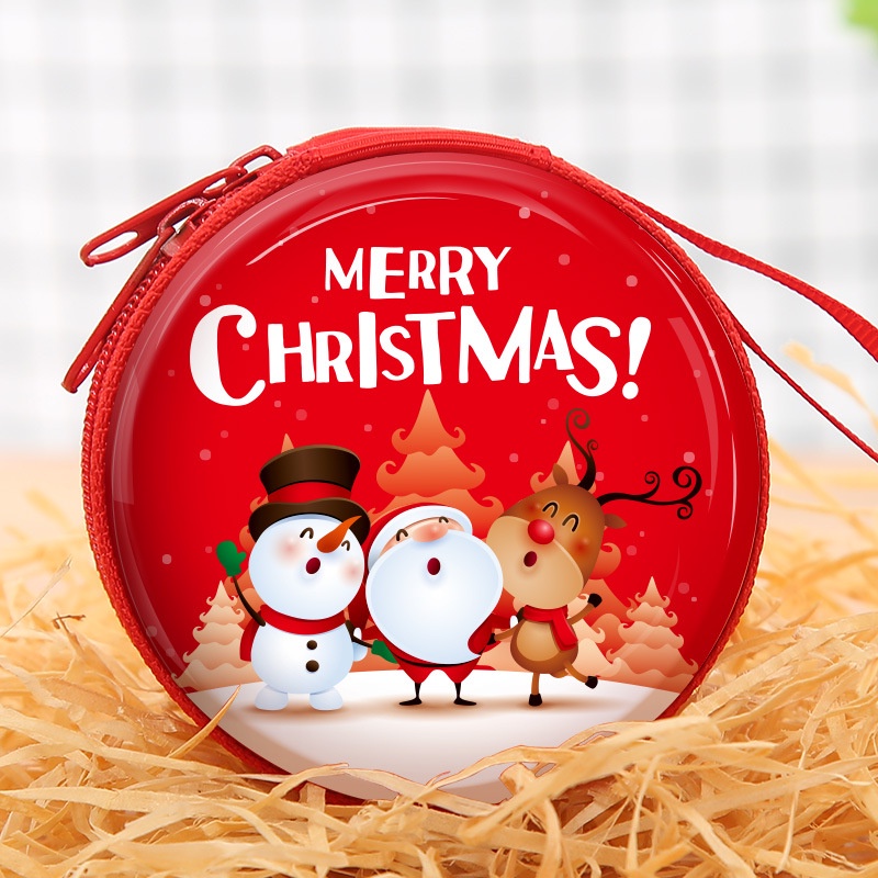 Ví Đựng Tiền Xu Hình Ông Già Noel Dễ Thương Cho Bé