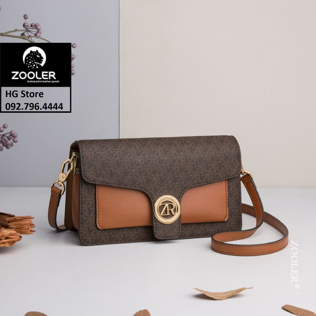 Túi Xách Nữ Hàn Quốc Da Bò Italy Cao Cấp(Da Thật  100%) Zooler FullBox ZL019 Size 24cm Làm Quà Tặng, Sinh Nhật, Quà Biếu