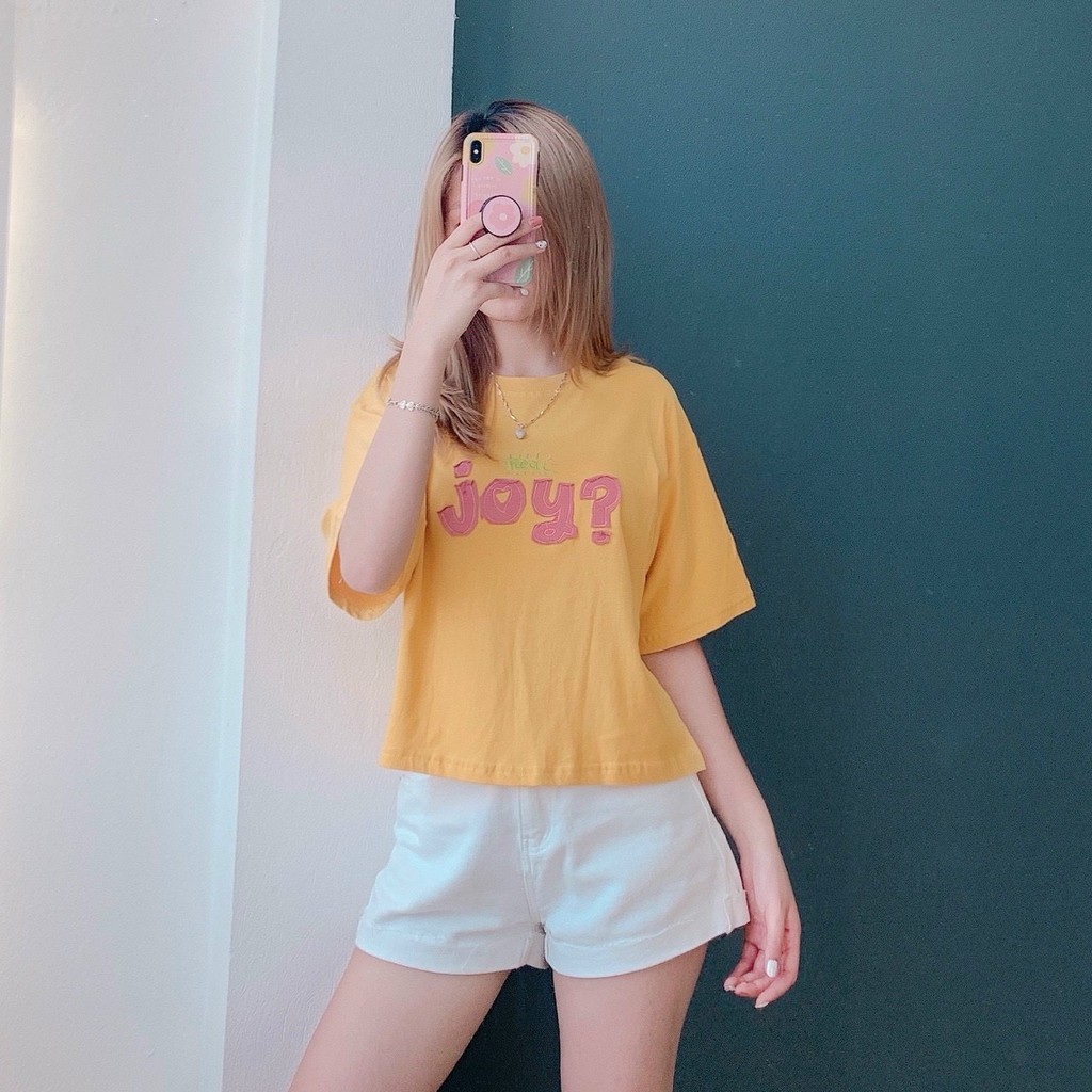 áo phông nữ Croptop hàng Quảng Châu chất cotton siêu đẹp, mát, rẻ từ shop an nhiên chợ Ninh Hiệp