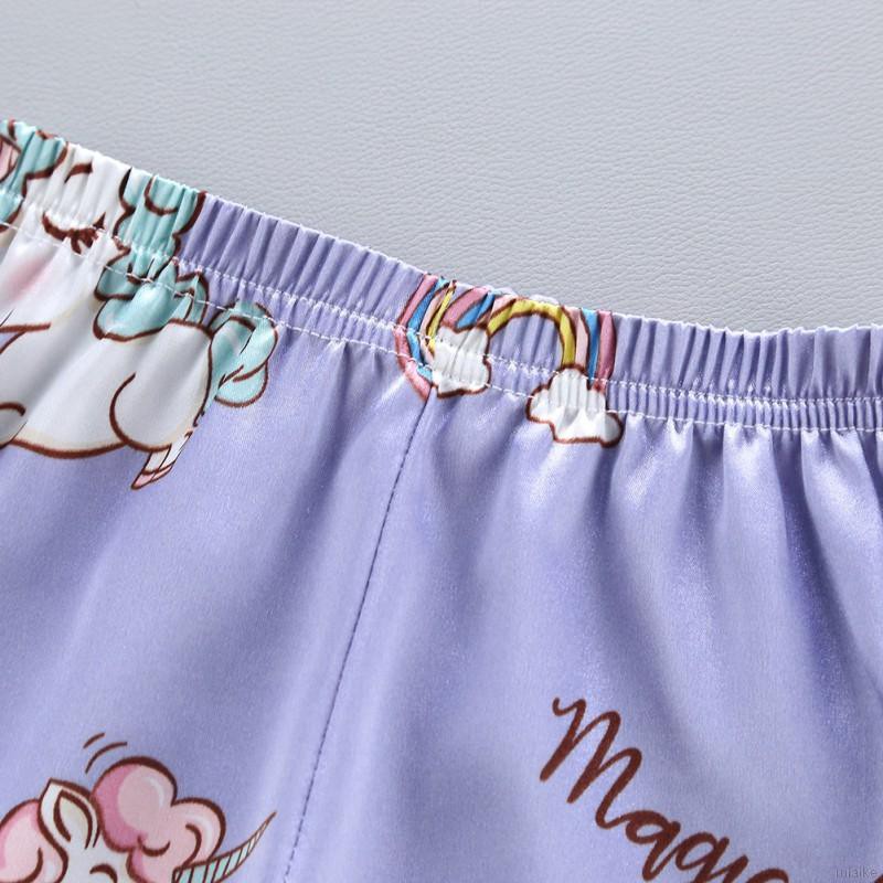 Bộ Đồ Ngủ Pijama 2 Món Cho Bé Gái Từ 0-6 Tuổi