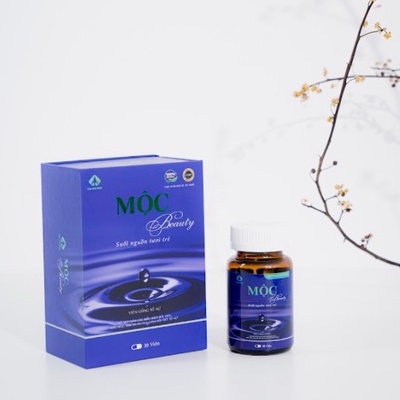Mộc Beauty -  Viên uống nội tiết Mộc Beauty - Giảm nám, sạm da, khô hạn do nội tiết tố (30 viên)