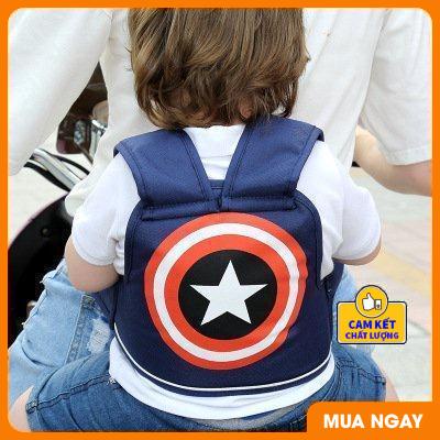 Đai đi xe máy cho bé, Đai nịt an toàn cho bé khi ngồi xe máy với 2 tư thế ngồi