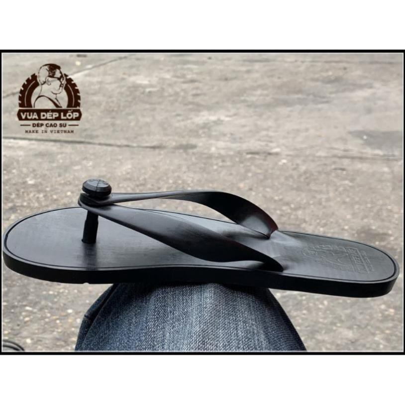 Dép cao su dép tông quai núm thương hiệu VUA DÉP LỐP Phạm Quang Xuân, chính hãng, có bảo hành, ảnh thật, có sẵn
