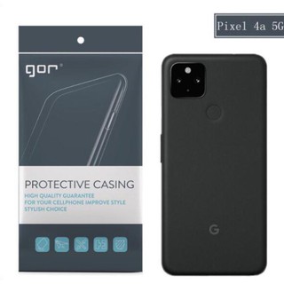 Ốp silicon Google Pixel 4A 5G hãng Gor cao cấp, trong suốt, cực dẻo, mỏng 0.4mm