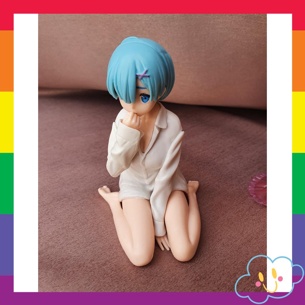 Mô Hình Rem Mặc Áo Sơ Mi Figure Re: Zero Mô Hình Không Hộp