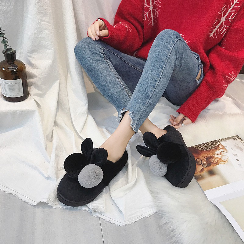 (    20   ) đôi Dép bông hình thỏ bông