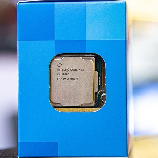 CPU Intel Core i3-10105(3.7GHz turbo up to 4.4Ghz, 4 nhân 8 luồng, 6MB Cache, 65W) - Socket1200 (Box BH 36T)