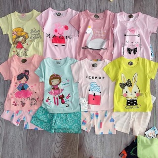 Combo 10 bộ cotton trẻ em