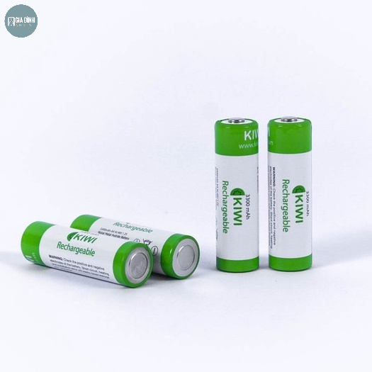 (GIADM15K)Pin sạc Kiwi AA 3300mAh vỉ 4 viên - Chính hãng, có thể sạc lên tới 1500 lần