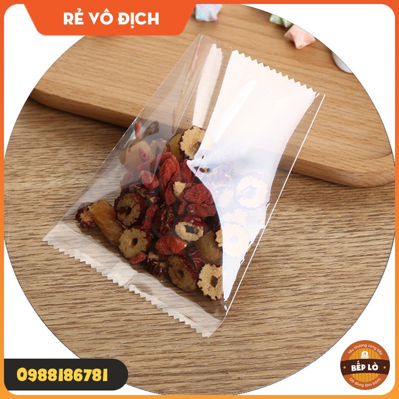 Túi Bánh Quy Trong Suốt SIÊU ĐẸP CHẤT LƯỢNG - Set 100 Túi