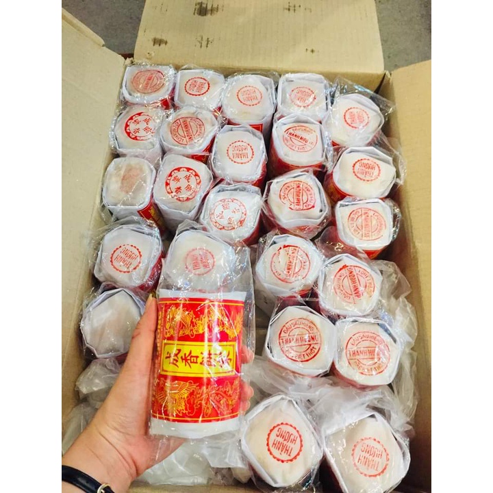 Bánh pía gói giấy nhân đậu xanh sầu riêng Thành Hương 320gr 4 cái