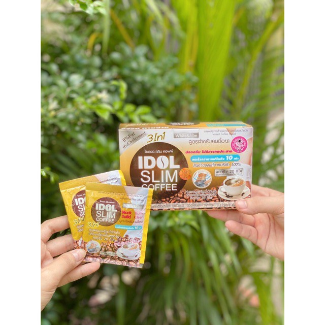 Giảm cân idol slim coffee chính hãng Thái Lan - hộp 10 gói