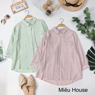Áo sơmi kẻ sọc nhí