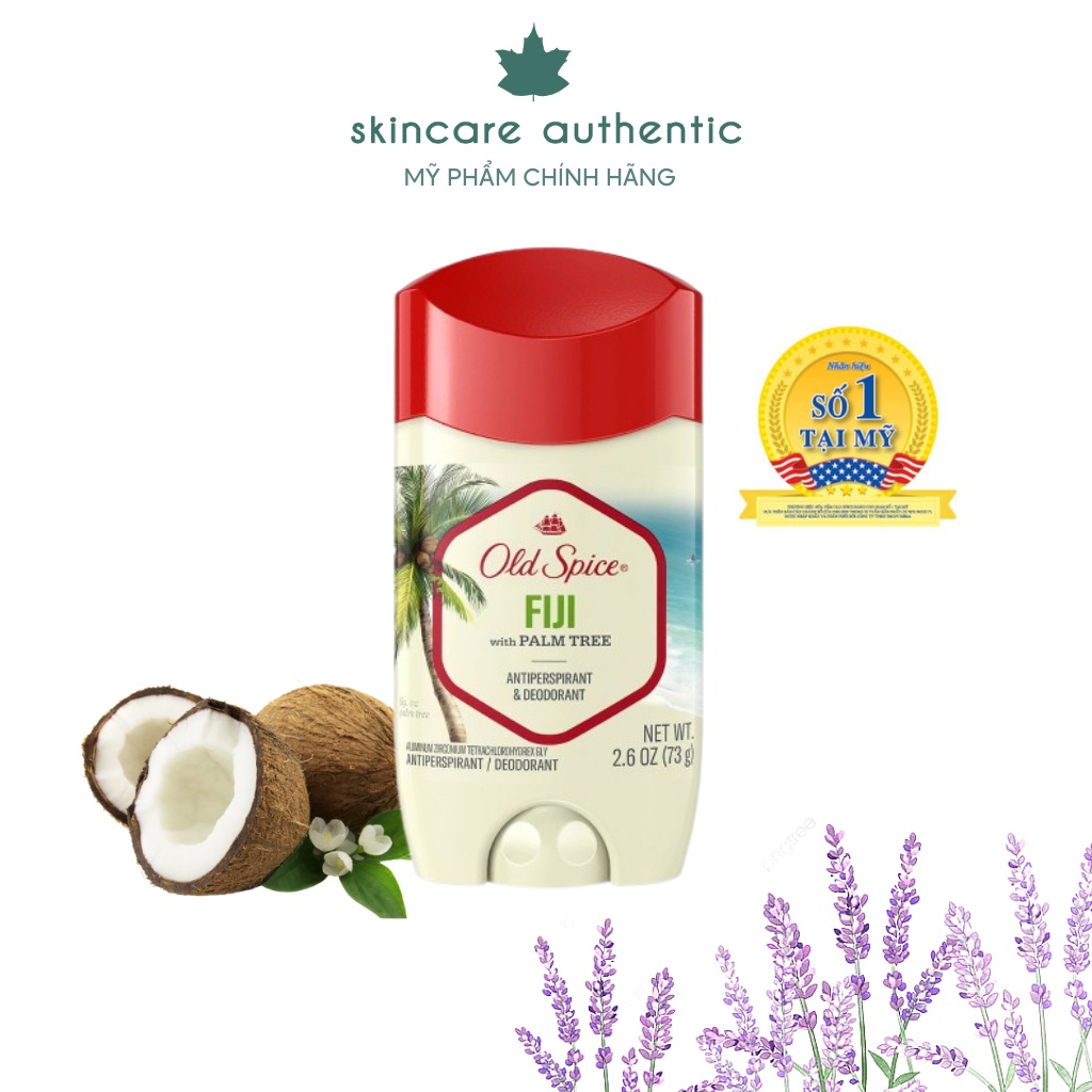 Sáp Khử Mùi Old Spice Ngăn Tiết Mồ Hôi Nhiều Mùi Hương Bearglove I Wolfthorn I Timber I Fiji 73g