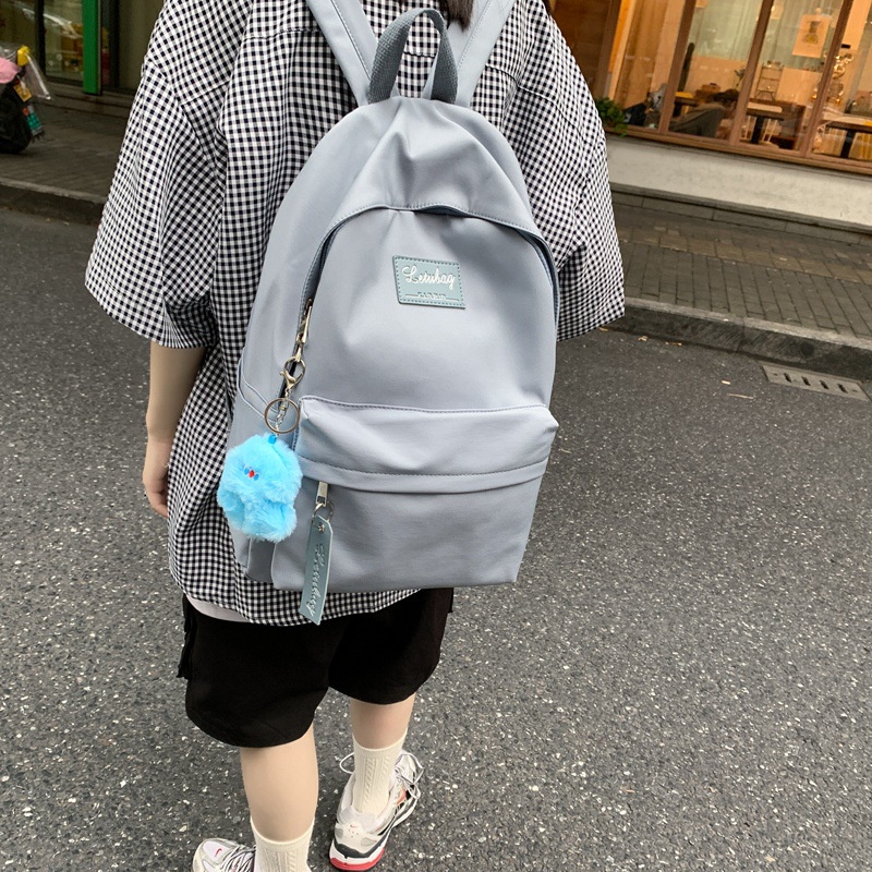 Balo đi học thiết kế đơn giản phong cách Harajuku Hàn Nhật dành cho phái nữ