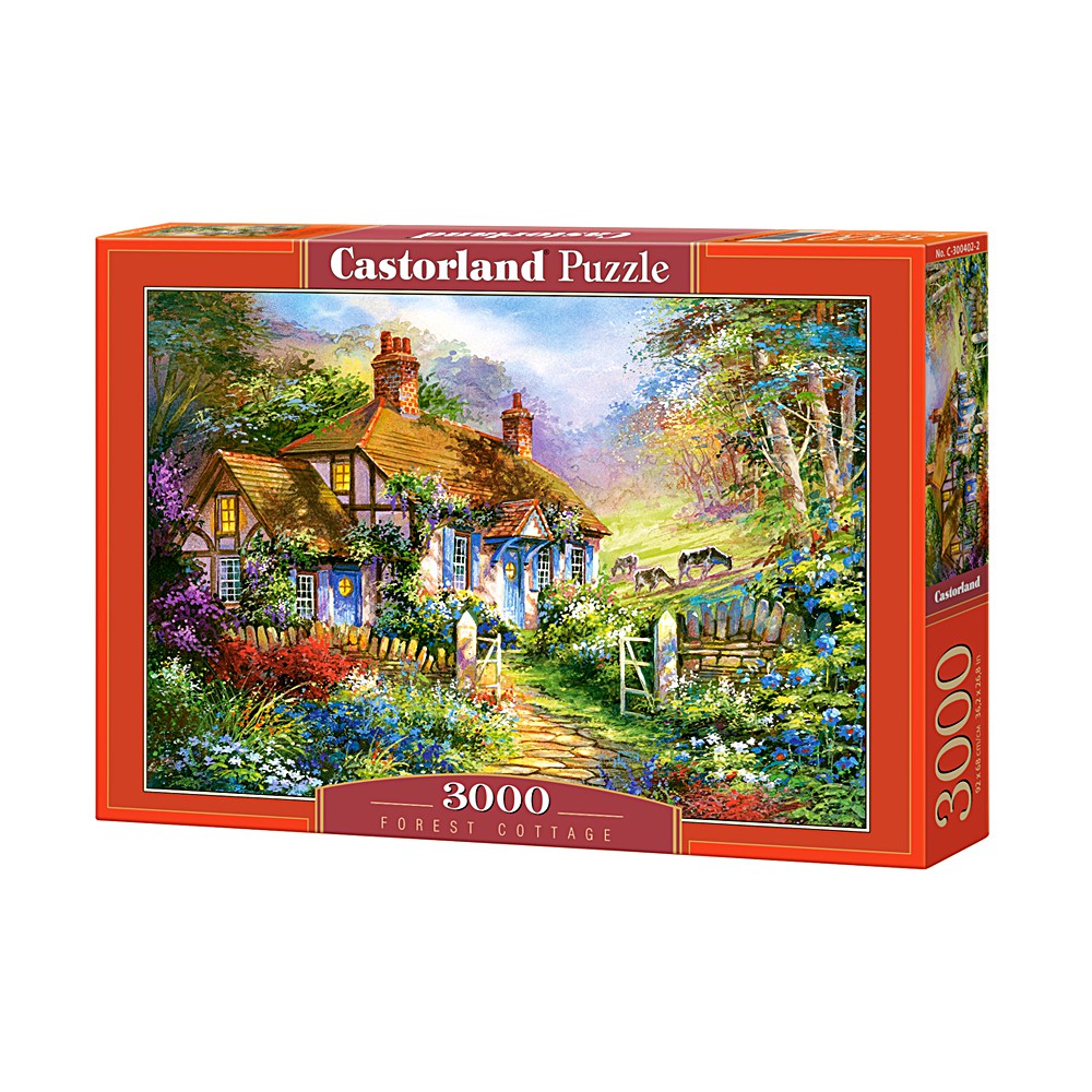 Xếp hình puzzle Forest Cottage 3000 mảnh CASTORLAND C-300402
