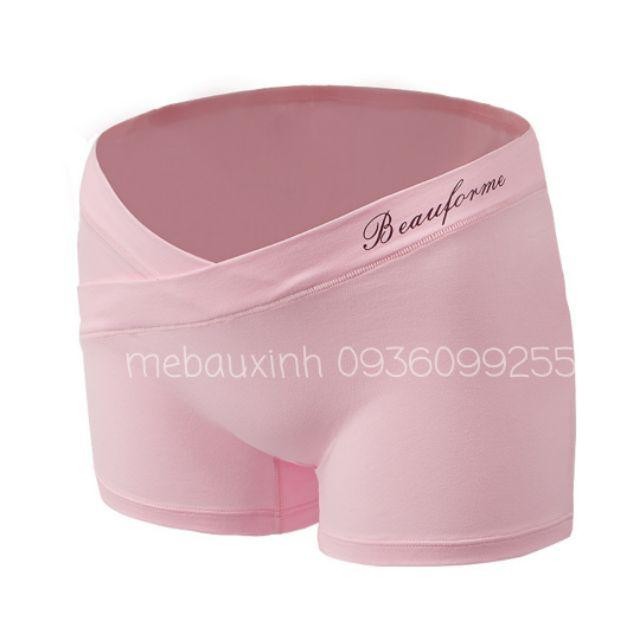 [RẺ XINH] Quần Mặc Trong Vay Bầu Cạp Chéo Beauty Cotton Cao Cấp, Mềm Mịn, Co Gian 4 Chiều