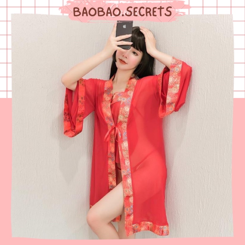 Cosplay mỹ nhân trung hoa sexy, đồ ngủ nữ ren sexy cao cấp Hanna.secrets | BigBuy360 - bigbuy360.vn