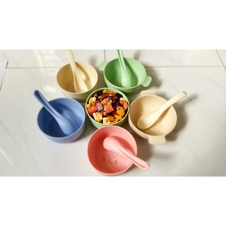 Bộ bát thìa lúa mạch ăn ngũ cốc