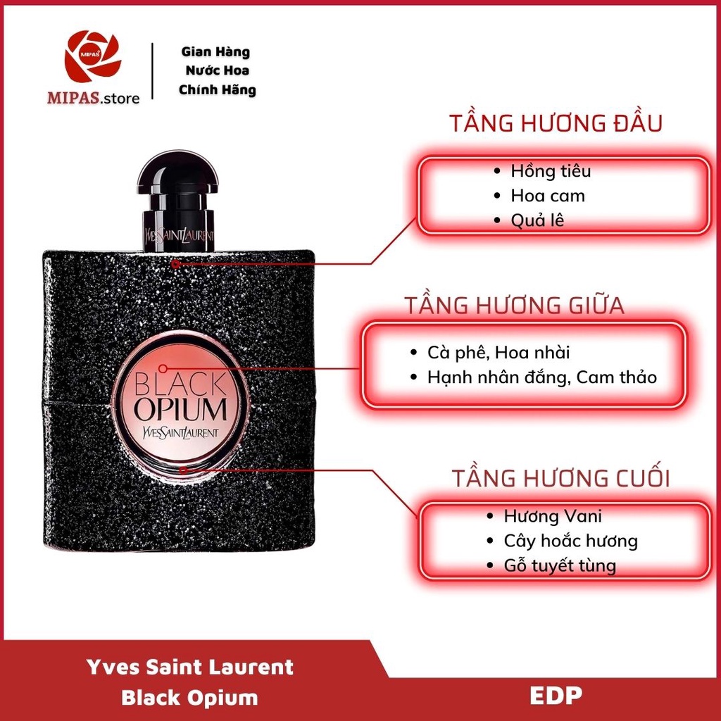 Nước hoa nữ YSL Black Opium EDP mẫu_thử_5ml_20ml