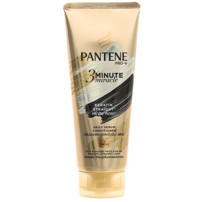 KEM XẢ PANTENE 3 MINUTE MIRACLE 150ML KERATIN STRAIGHT