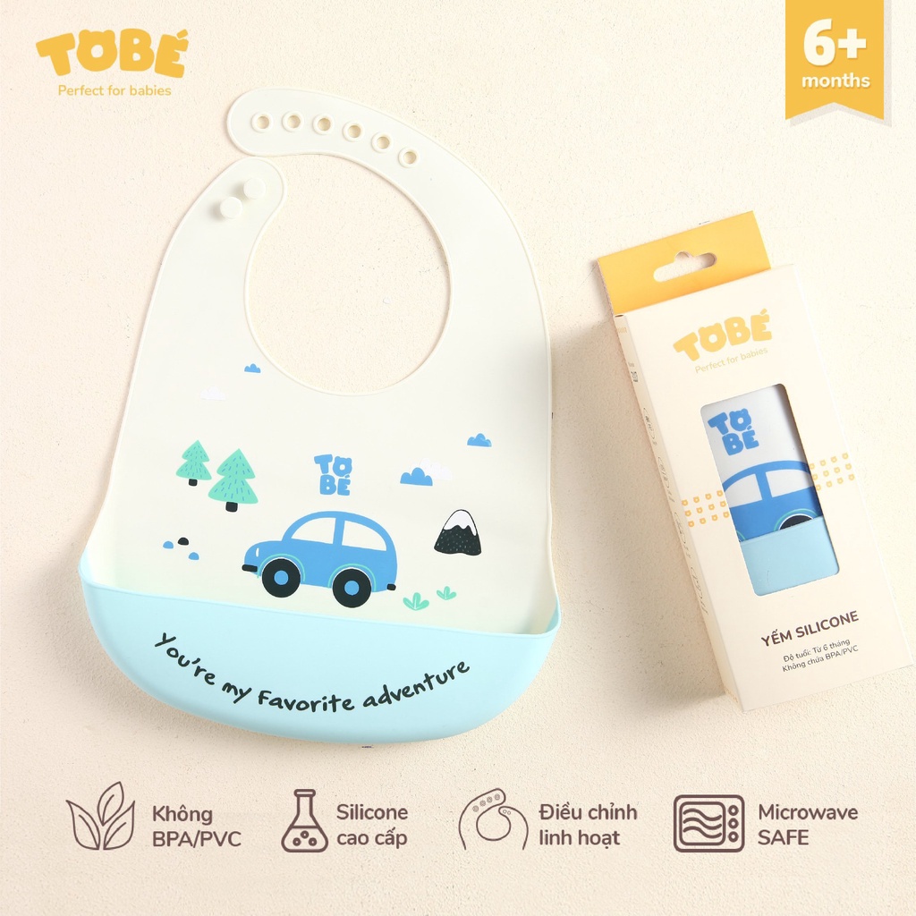 TOBÉ - Yếm ăn dặm cho bé ECO SILICONE