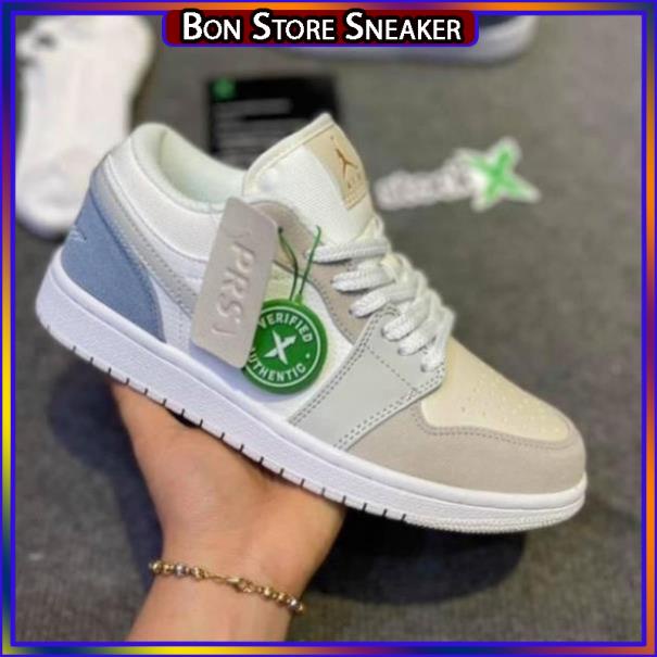Giày thể thao Jordan 1 đen trắng cổ thấp, Giày JD low panda nam nữ siêu hot dễ phối đồ - Hàng chuẩn Full Box Bill