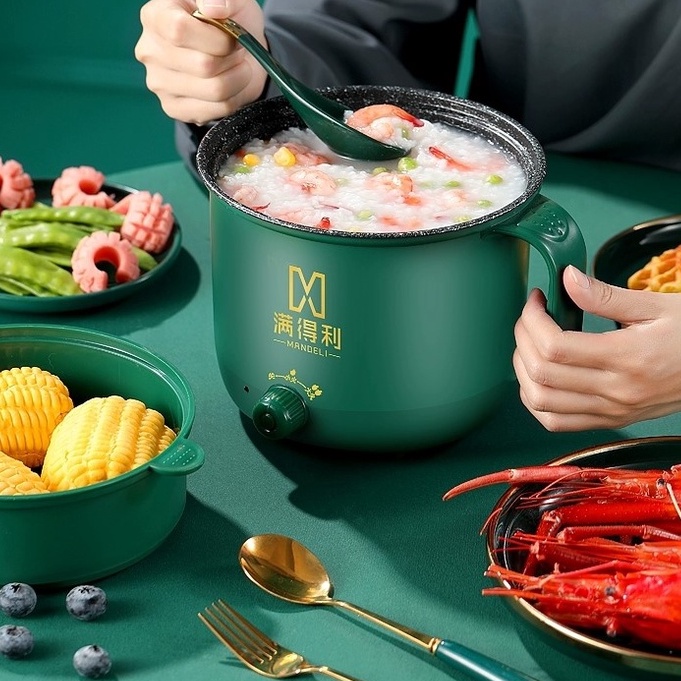 Nồi Điện Mini Nấu Cháo Cho Bé Ăn Dặm Đa Năng Tiện Lợi