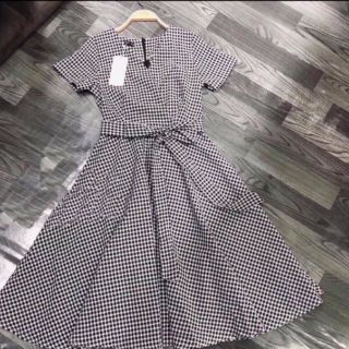 Đầm váy kẻ caro Big Size