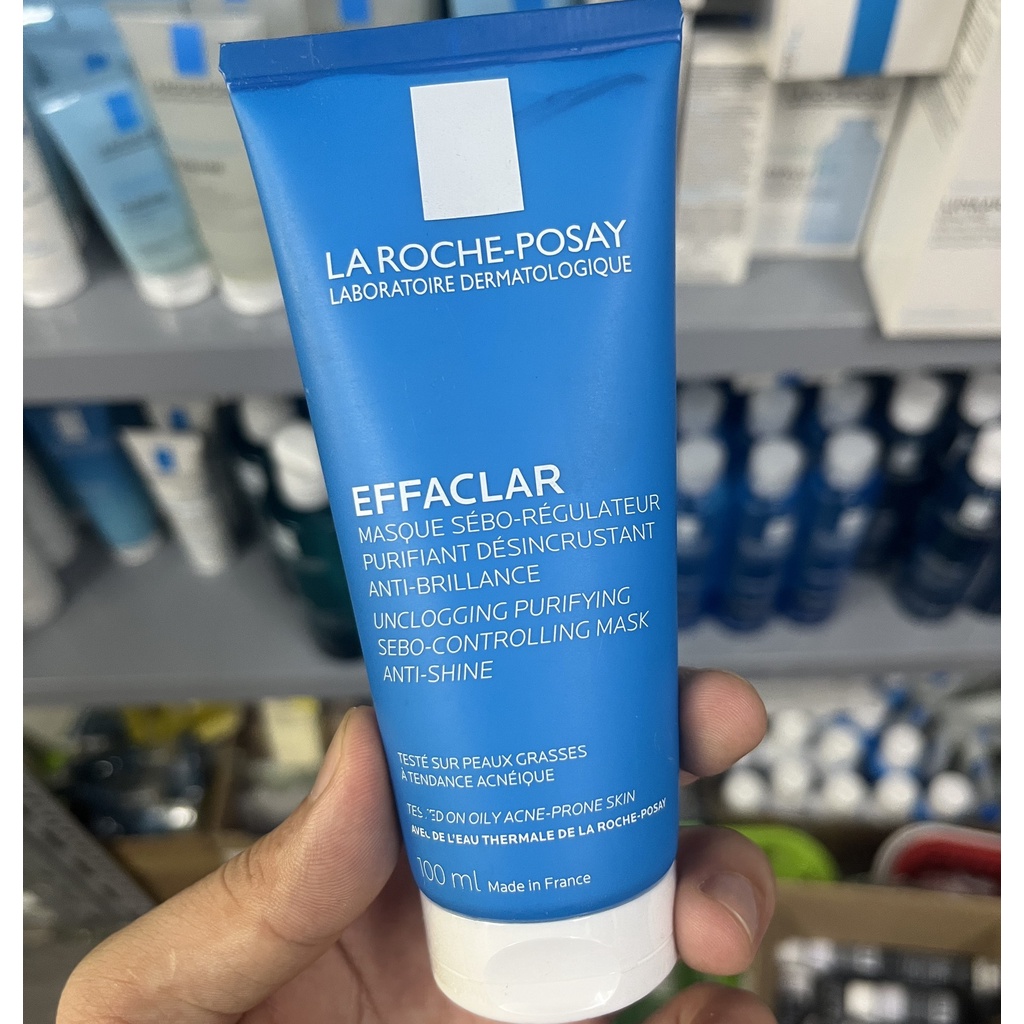 Mặt Nạ Bùn LA ROCHE POSAY Effaclar Sebo-Controlling Clay Mask làm sạch sâu, giảm mụn, giảm nhờn