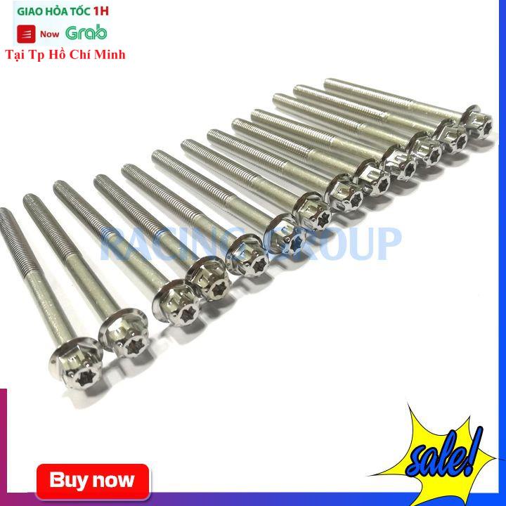 Bộ Ốc Lốc Máy Wave Dream Salaya Inox 23 Con