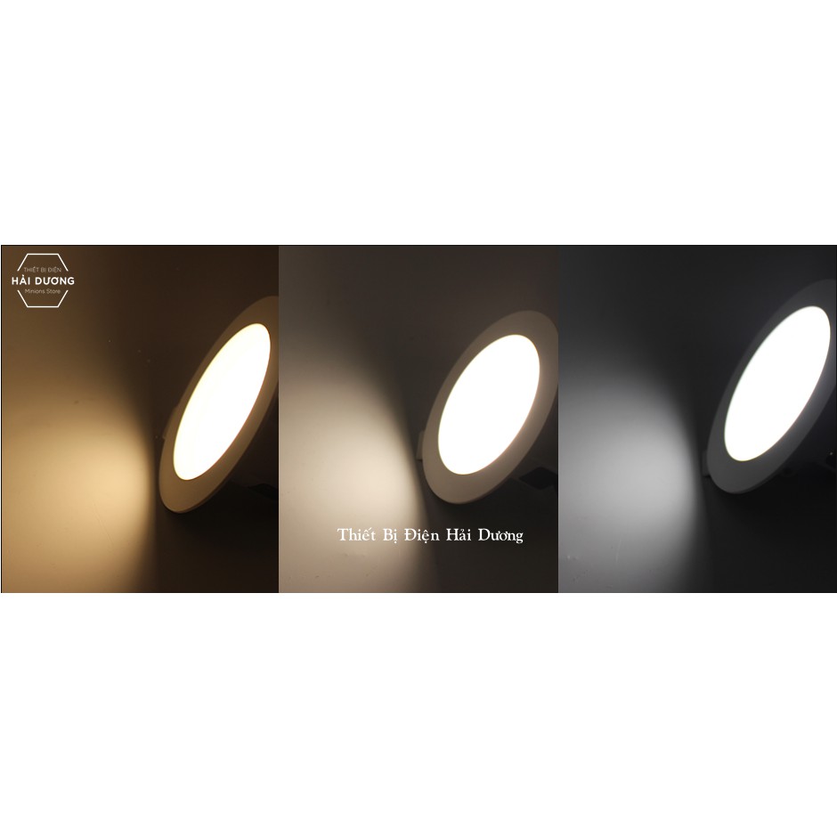 Đèn led ốp trần đổi màu D LN12L DM 220/18W Rạng Đông Vuông - Tròn Tràn Viền Vô Cực Đẹp Mắt