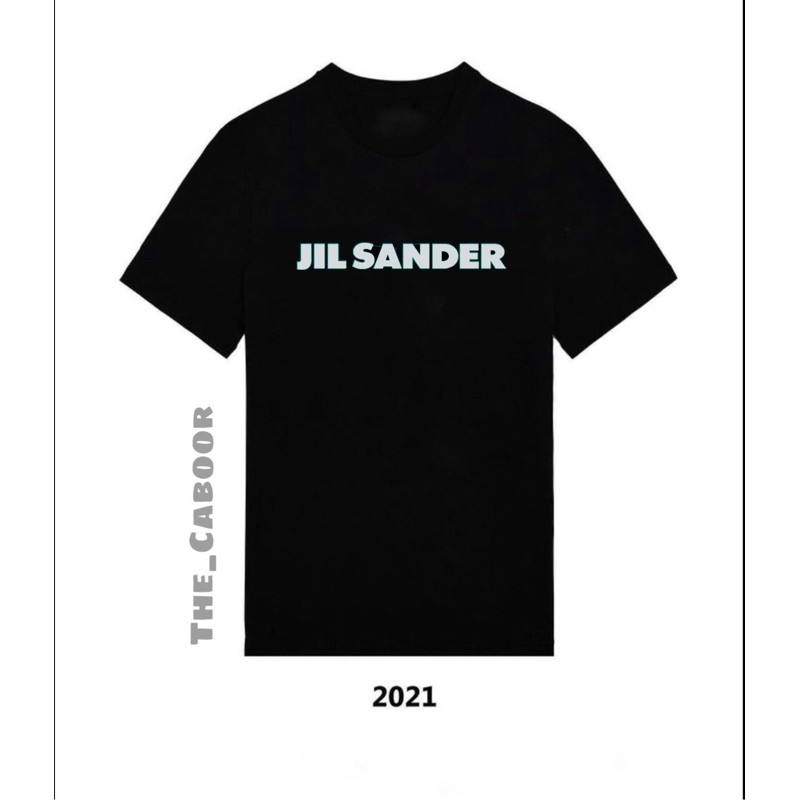 Áo phông Tee  form Oversize hoạ tiết chữ Jil Sander - thời trang Unisex nam nữ
