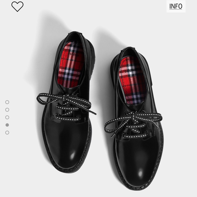 Giày đen buộc dây bershka auth vợt sale size 38