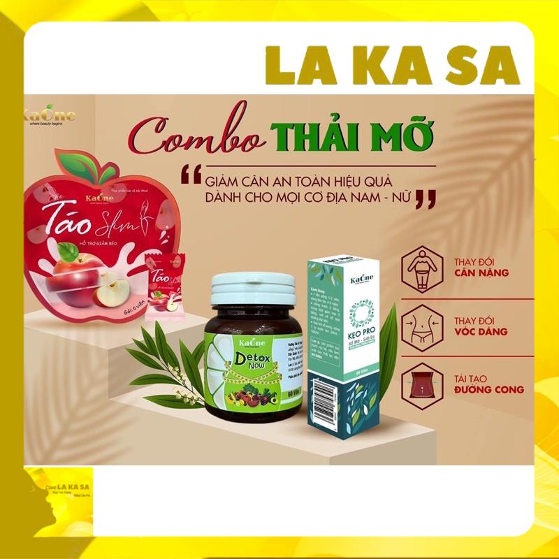 Detox NOW + Kẹo Pro + Kẹo Táo Giảm Mỡ Bụng Sau Sinh
