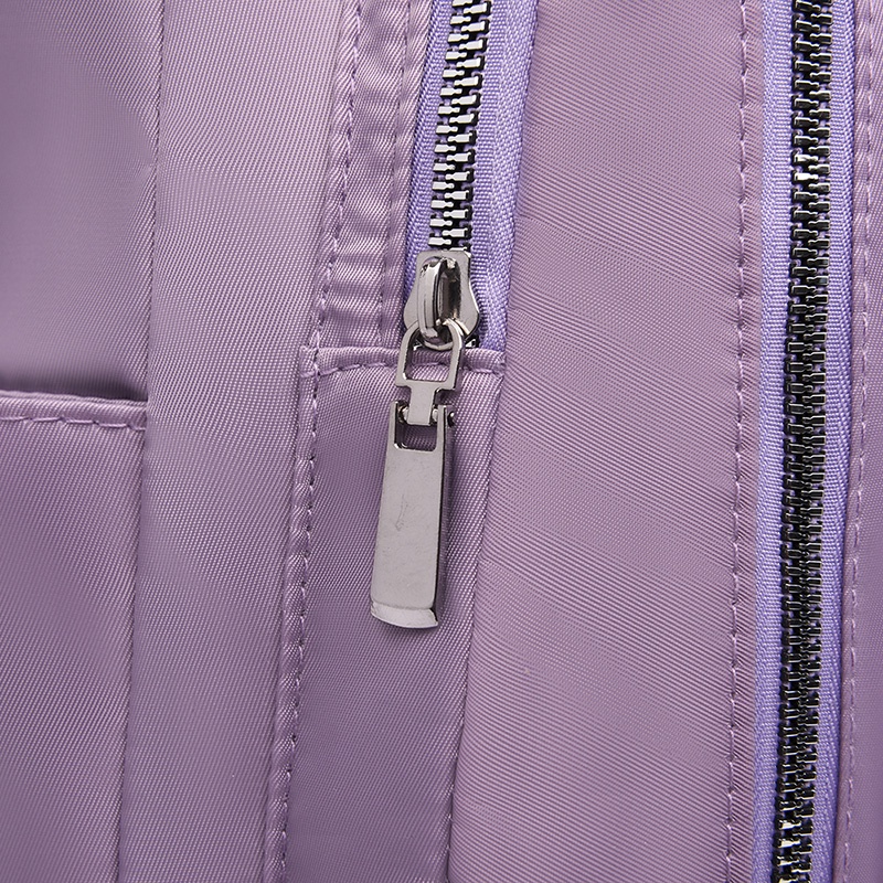 Ba Lô Đi Học Vải Canvas Siêu Nhẹ Thiết Kế Cỡ Lớn Thời Trang Xinh Xắn Cho Nữ