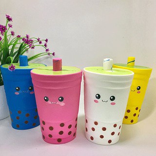SQUISHY CỐC TRÀ SỮA CHÂN CHÂU TO BỰ HÀNG ĐẸP