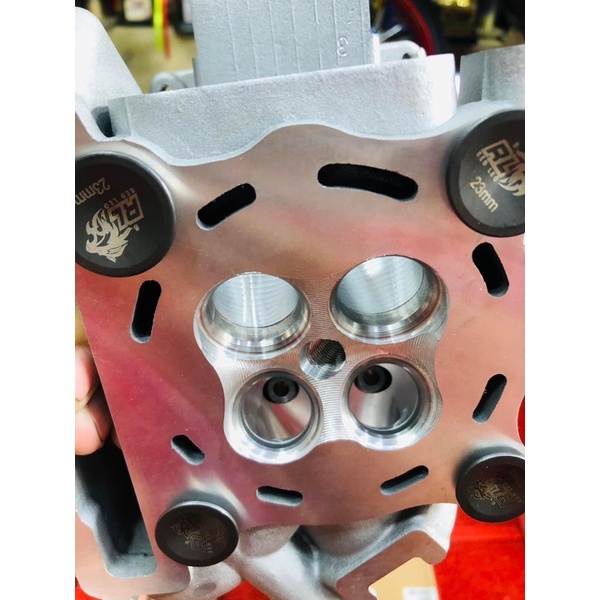 ĐẦU REDLEO SUPER HEAD 20/23 CNC PORTING cho EXCITER CÁC ĐỜI